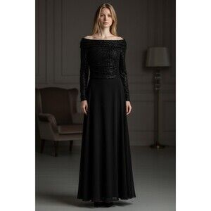 VTG Scott McClintock Jessica 6 Gown Dress Maxi Formal Whimsigoth 90's